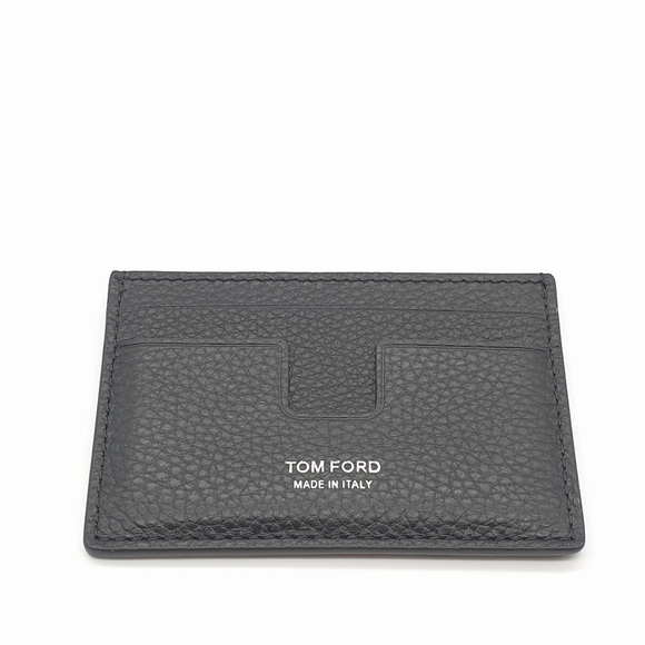 Tom Ford T line card case cardholder wallet black new - Picture 3 of 4